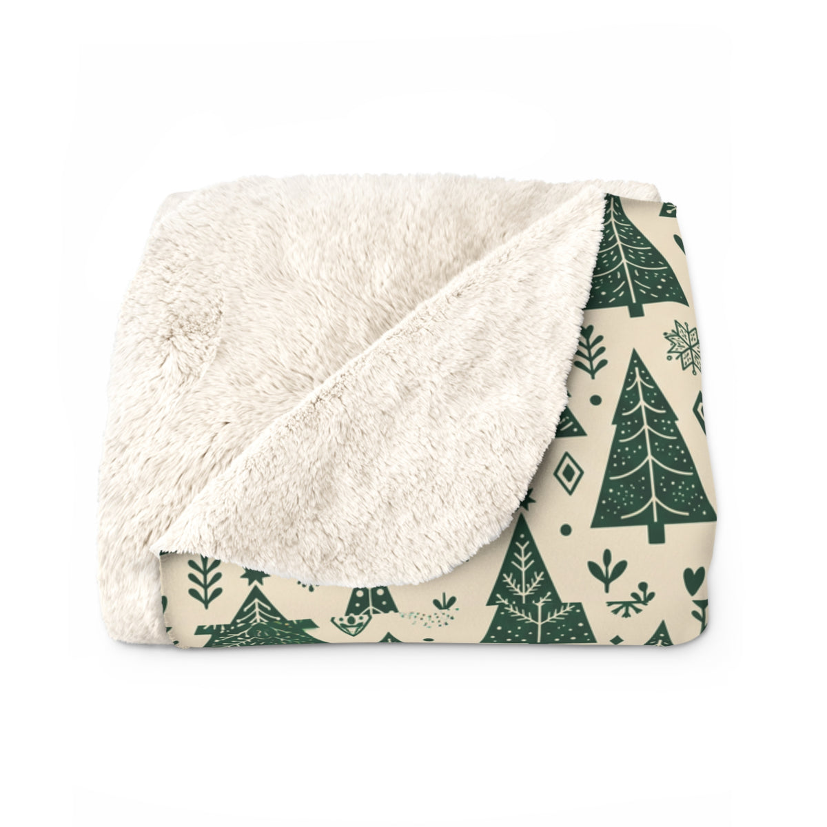 The Nordic Hygge Sherpa Blanket | Cozy Scandinavian Holiday Throw