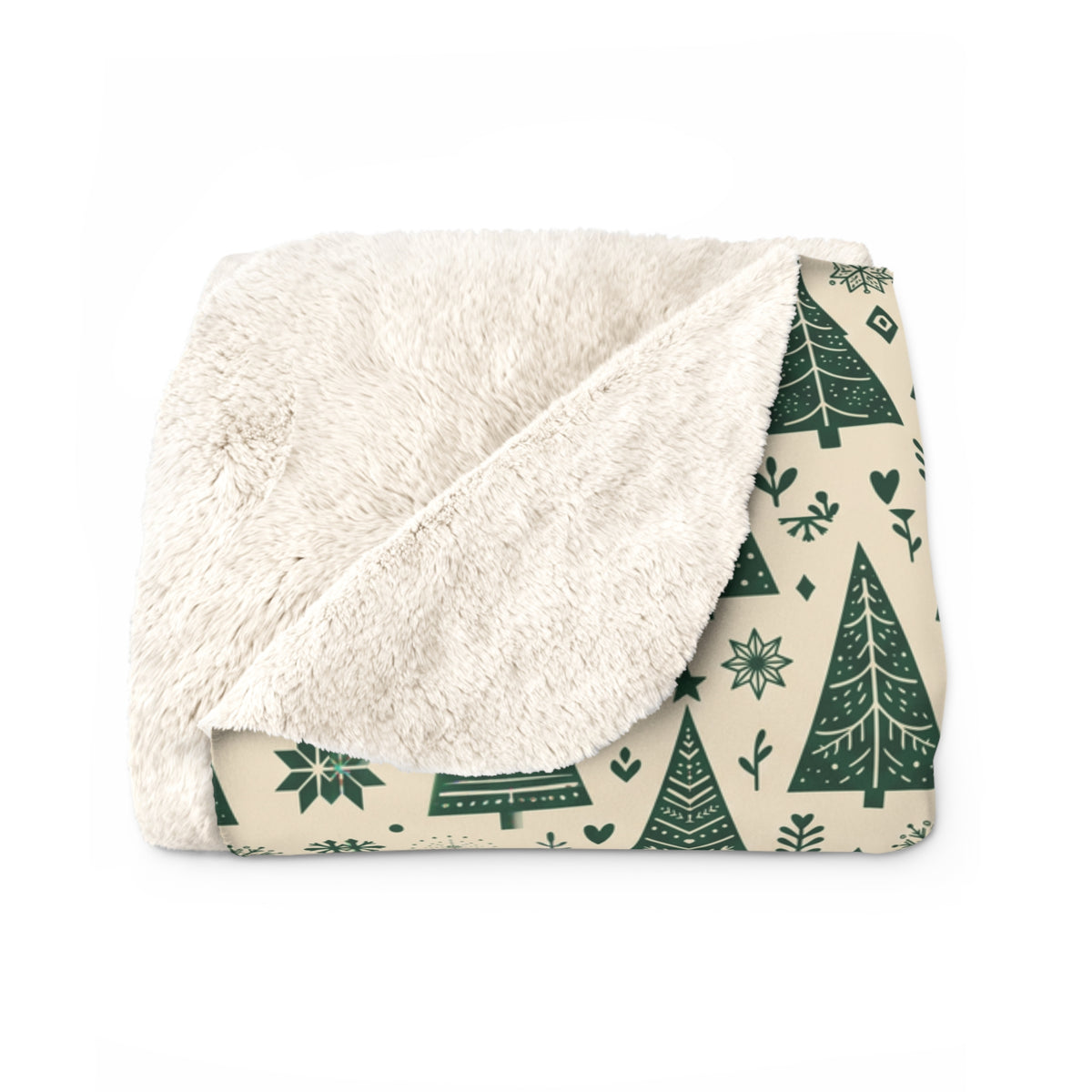 The Nordic Hygge Sherpa Blanket | Cozy Scandinavian Holiday Throw