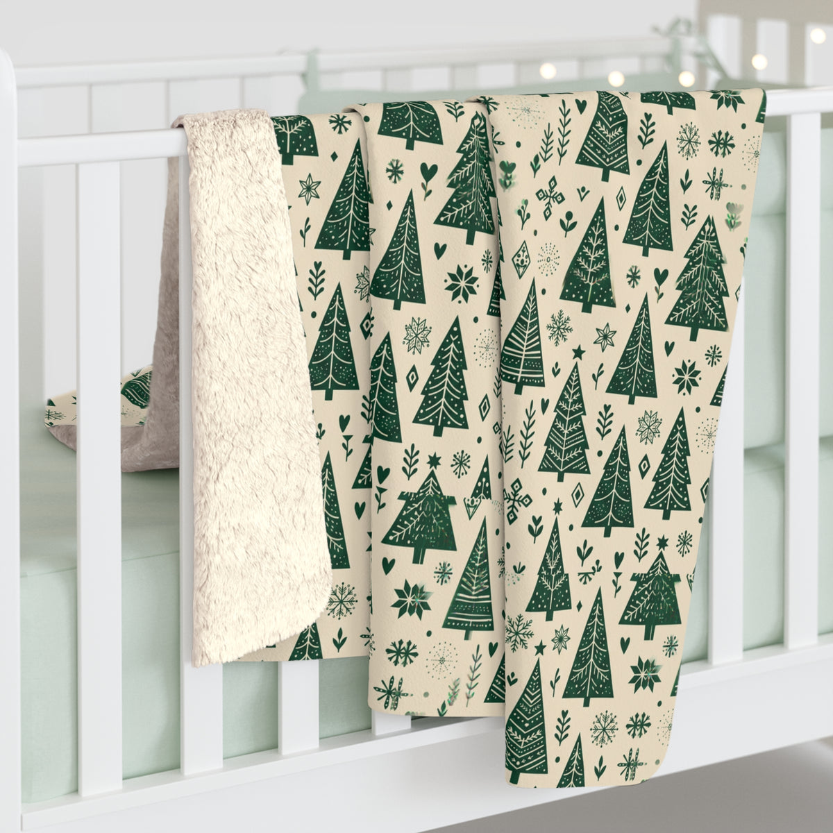 The Nordic Hygge Sherpa Blanket | Cozy Scandinavian Holiday Throw